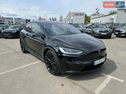 Черный Тесла Модель Х, объемом двигателя 0 л и пробегом 62 тыс. км за 40500 $, фото 1 на Automoto.ua