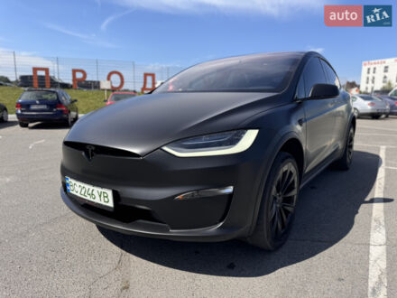 Черный Тесла Модель Х, объемом двигателя 0 л и пробегом 45 тыс. км за 71000 $, фото 1 на Automoto.ua