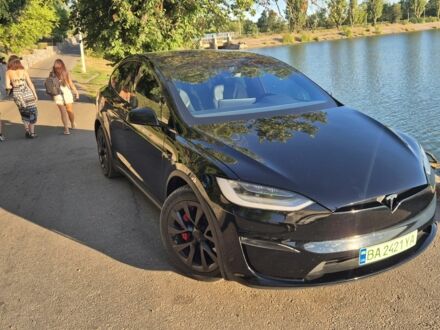 Черный Тесла Модель Х, объемом двигателя 0 л и пробегом 60 тыс. км за 51099 $, фото 1 на Automoto.ua