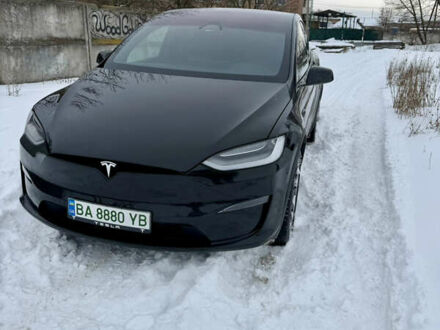 Черный Тесла Модель Х, объемом двигателя 0 л и пробегом 56 тыс. км за 41500 $, фото 1 на Automoto.ua