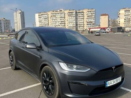 Черный Тесла Модель Х, объемом двигателя 0 л и пробегом 7 тыс. км за 55000 $, фото 1 на Automoto.ua