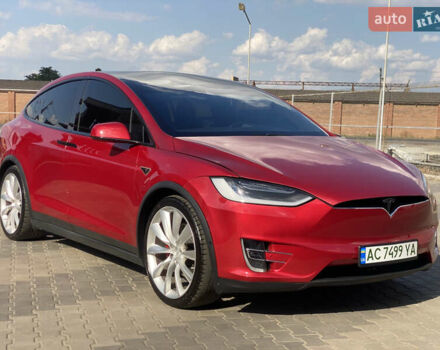 Красный Тесла Модель Х, объемом двигателя 0 л и пробегом 112 тыс. км за 22300 $, фото 9 на Automoto.ua