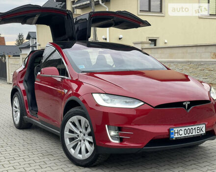 Красный Тесла Модель Х, объемом двигателя 0 л и пробегом 99 тыс. км за 30500 $, фото 4 на Automoto.ua