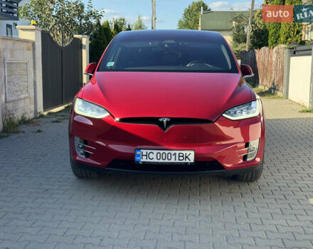 Червоний Тесла Модель Х, об'ємом двигуна 0 л та пробігом 129 тис. км за 27500 $, фото 1 на Automoto.ua