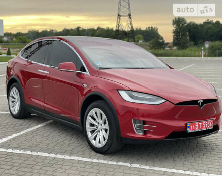 Красный Тесла Модель Х, объемом двигателя 0 л и пробегом 99 тыс. км за 30500 $, фото 54 на Automoto.ua
