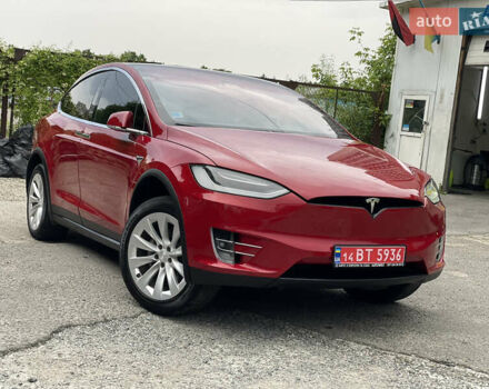 Красный Тесла Модель Х, объемом двигателя 0 л и пробегом 99 тыс. км за 30500 $, фото 44 на Automoto.ua