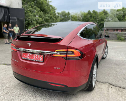 Красный Тесла Модель Х, объемом двигателя 0 л и пробегом 99 тыс. км за 30500 $, фото 51 на Automoto.ua