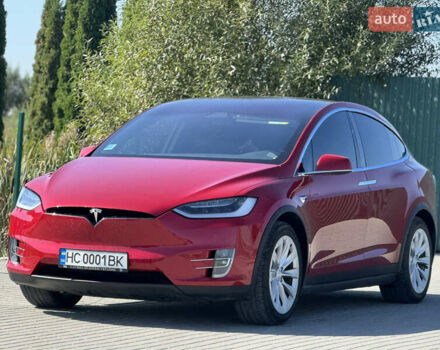 Красный Тесла Модель Х, объемом двигателя 0 л и пробегом 137 тыс. км за 25999 $, фото 1 на Automoto.ua