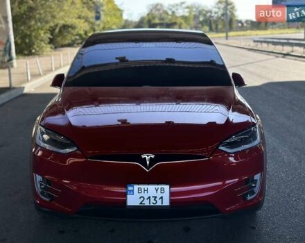 Красный Тесла Модель Х, объемом двигателя 0 л и пробегом 110 тыс. км за 28300 $, фото 1 на Automoto.ua