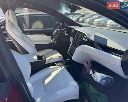 Червоний Тесла Модель Х, об'ємом двигуна 0 л та пробігом 98 тис. км за 39000 $, фото 8 на Automoto.ua