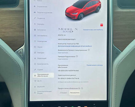 Червоний Тесла Модель Х, об'ємом двигуна 0 л та пробігом 45 тис. км за 29900 $, фото 35 на Automoto.ua