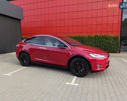 Красный Тесла Модель Х, объемом двигателя 0 л и пробегом 81 тыс. км за 26800 $, фото 2 на Automoto.ua