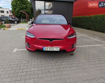 Красный Тесла Модель Х, объемом двигателя 0 л и пробегом 81 тыс. км за 26800 $, фото 11 на Automoto.ua