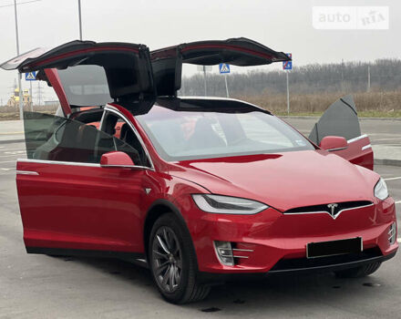 Червоний Тесла Модель Х, об'ємом двигуна 0 л та пробігом 98 тис. км за 42500 $, фото 15 на Automoto.ua