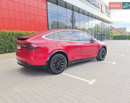 Красный Тесла Модель Х, объемом двигателя 0 л и пробегом 81 тыс. км за 26800 $, фото 4 на Automoto.ua