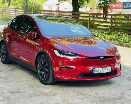 Червоний Тесла Модель Х, об'ємом двигуна 0 л та пробігом 28 тис. км за 53500 $, фото 7 на Automoto.ua