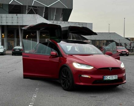 Червоний Тесла Модель Х, об'ємом двигуна 0 л та пробігом 6 тис. км за 51500 $, фото 1 на Automoto.ua