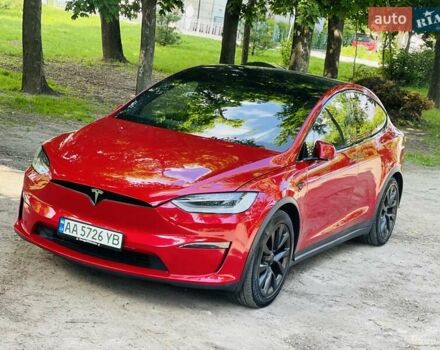 Червоний Тесла Модель Х, об'ємом двигуна 0 л та пробігом 28 тис. км за 53500 $, фото 2 на Automoto.ua