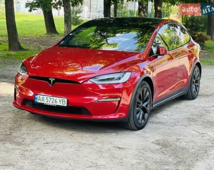 Червоний Тесла Модель Х, об'ємом двигуна 0 л та пробігом 28 тис. км за 53500 $, фото 1 на Automoto.ua