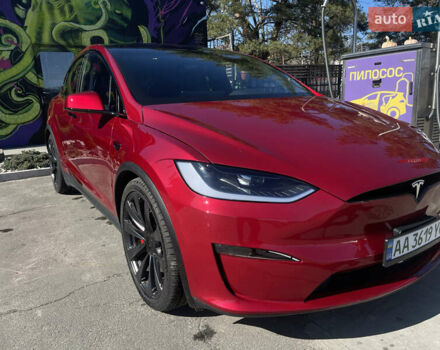 Червоний Тесла Модель Х, об'ємом двигуна 0 л та пробігом 42 тис. км за 54000 $, фото 7 на Automoto.ua
