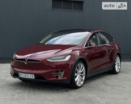 Красный Тесла Модель Х, объемом двигателя 0 л и пробегом 124 тыс. км за 21500 $, фото 1 на Automoto.ua