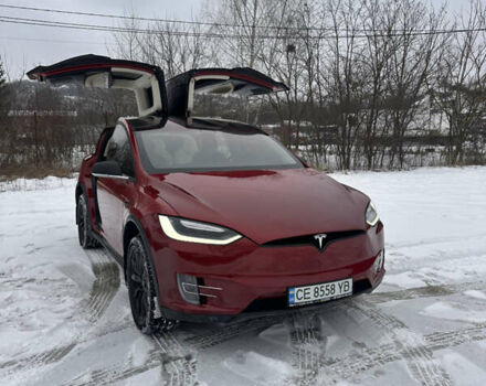 Червоний Тесла Модель Х, об'ємом двигуна 0 л та пробігом 130 тис. км за 20200 $, фото 1 на Automoto.ua