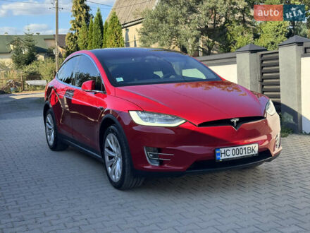 Червоний Тесла Модель Х, об'ємом двигуна 0 л та пробігом 136 тис. км за 26500 $, фото 1 на Automoto.ua
