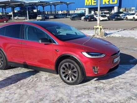 Красный Тесла Модель Х, объемом двигателя 0 л и пробегом 131 тыс. км за 22500 $, фото 1 на Automoto.ua