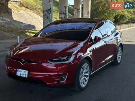 Красный Тесла Модель Х, объемом двигателя 0 л и пробегом 110 тыс. км за 26500 $, фото 1 на Automoto.ua