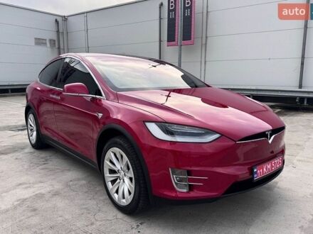 Червоний Тесла Модель Х, об'ємом двигуна 0 л та пробігом 96 тис. км за 34000 $, фото 1 на Automoto.ua