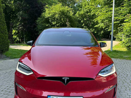 Тесла Модель Х 2022 в Львове на Automoto.ua Красный Тесла Модель Х, объемом двигателя 0 л и пробегом 48 тыс. км за 44500 $, фото 1 на Automoto.ua