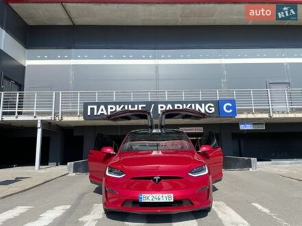 Червоний Тесла Модель Х, об'ємом двигуна 0 л та пробігом 87 тис. км за 45000 $, фото 1 на Automoto.ua