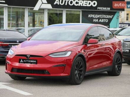 Червоний Тесла Модель Х, об'ємом двигуна 0 л та пробігом 94 тис. км за 35500 $, фото 1 на Automoto.ua