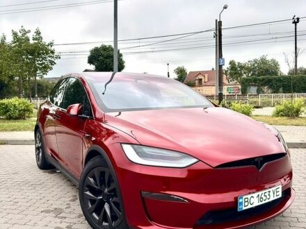 Червоний Тесла Модель Х, об'ємом двигуна 0 л та пробігом 82 тис. км за 39700 $, фото 1 на Automoto.ua