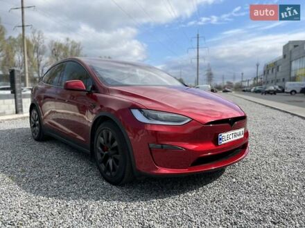 Тесла Модель Х 2023 в Днепре (Днепропетровске) на Automoto.ua Красный Тесла Модель Х, объемом двигателя 0 л и пробегом 9 тыс. км за 62000 $, фото 1 на Automoto.ua
