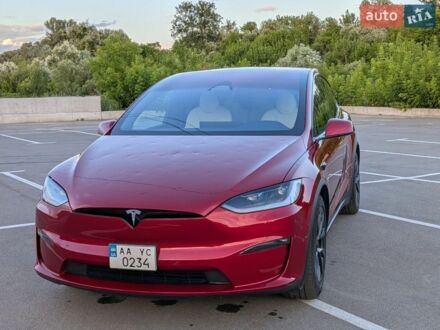 Червоний Тесла Модель Х, об'ємом двигуна 0 л та пробігом 21 тис. км за 46000 $, фото 1 на Automoto.ua