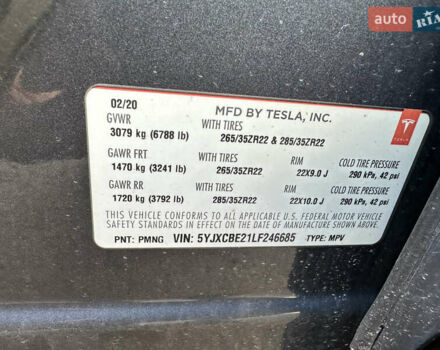 Тесла Модель Х, объемом двигателя 0 л и пробегом 70 тыс. км за 27500 $, фото 20 на Automoto.ua