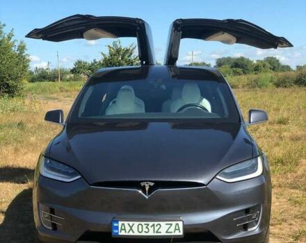 Серый Тесла Модель Х, объемом двигателя 0 л и пробегом 86 тыс. км за 37900 $, фото 2 на Automoto.ua