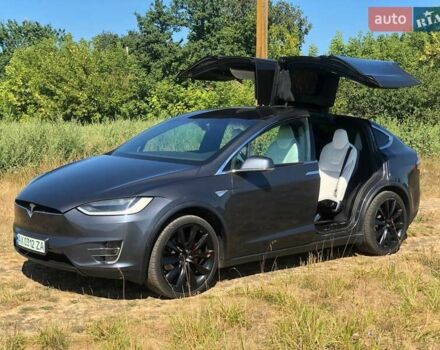 Серый Тесла Модель Х, объемом двигателя 0 л и пробегом 86 тыс. км за 37900 $, фото 3 на Automoto.ua