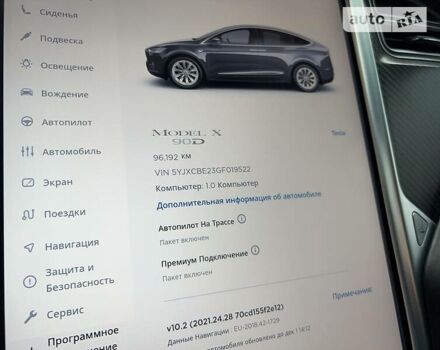 Сірий Тесла Модель Х, об'ємом двигуна 0 л та пробігом 96 тис. км за 52900 $, фото 27 на Automoto.ua