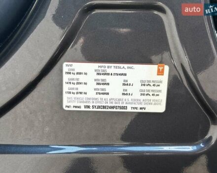 Тесла Модель Х 2017 в Киеве на Automoto.ua Серый Тесла Модель Х, объемом двигателя 0 л и пробегом 49 тыс. км за 23999 $, фото 27 на Automoto.ua