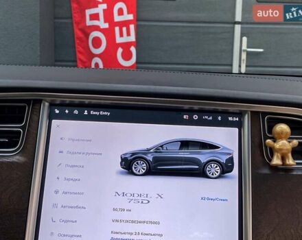Тесла Модель Х 2017 в Киеве на Automoto.ua Серый Тесла Модель Х, объемом двигателя 0 л и пробегом 51 тыс. км за 23999 $, фото 22 на Automoto.ua