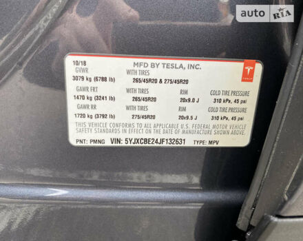 Серый Тесла Модель Х, объемом двигателя 0 л и пробегом 87 тыс. км за 46500 $, фото 55 на Automoto.ua