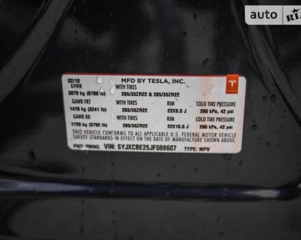 Серый Тесла Модель Х, объемом двигателя 0 л и пробегом 99 тыс. км за 34999 $, фото 23 на Automoto.ua