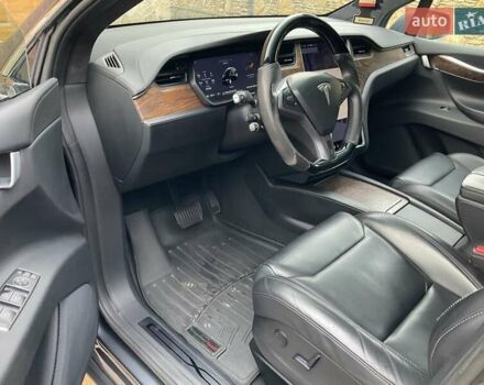 Серый Тесла Модель Х, объемом двигателя 0 л и пробегом 92 тыс. км за 26499 $, фото 12 на Automoto.ua