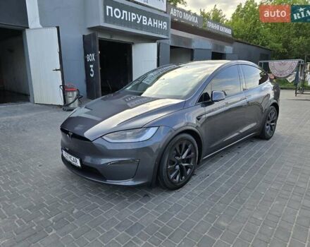 Сірий Тесла Модель Х, об'ємом двигуна 0 л та пробігом 46 тис. км за 58000 $, фото 1 на Automoto.ua