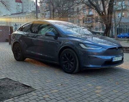 Серый Тесла Модель Х, объемом двигателя 0 л и пробегом 5 тыс. км за 52999 $, фото 5 на Automoto.ua