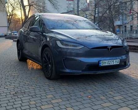 Серый Тесла Модель Х, объемом двигателя 0 л и пробегом 5 тыс. км за 52999 $, фото 6 на Automoto.ua