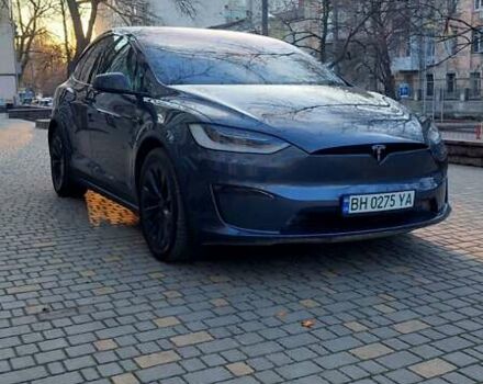 Серый Тесла Модель Х, объемом двигателя 0 л и пробегом 5 тыс. км за 52999 $, фото 1 на Automoto.ua