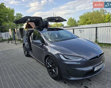 Сірий Тесла Модель Х, об'ємом двигуна 0 л та пробігом 46 тис. км за 58000 $, фото 12 на Automoto.ua